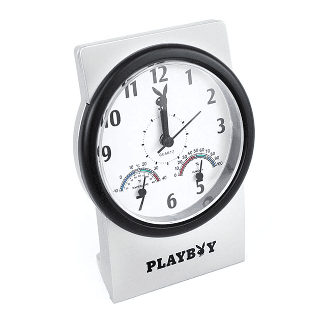 Reloj Rectangular Play Boy gris Kubayoff