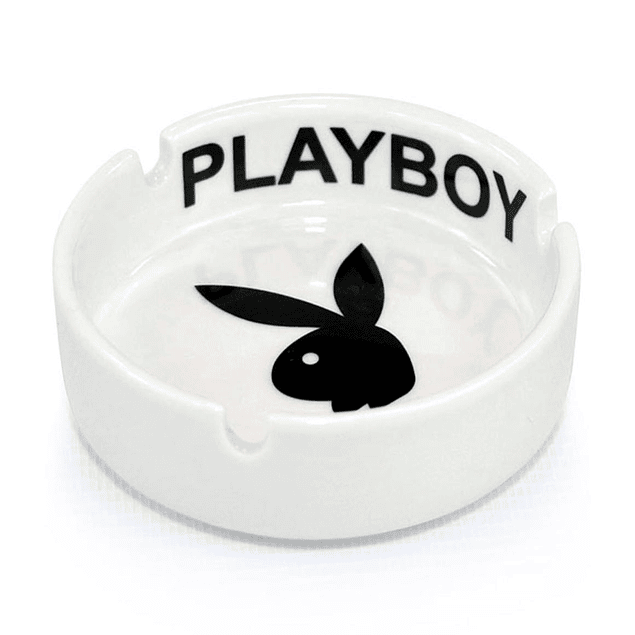 Cenicero circular blanco Play Boy Kubayoff