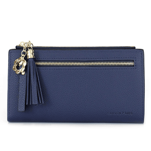 Billetera de mujer Chloe azul Carven