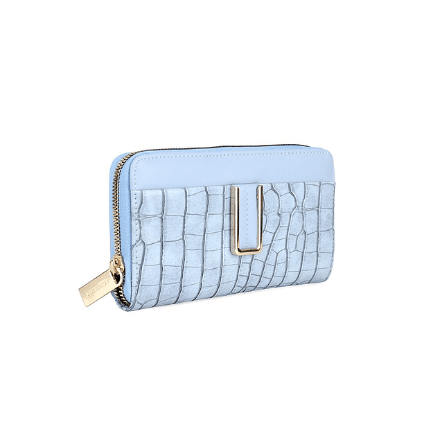 Billetera Tate Celeste 