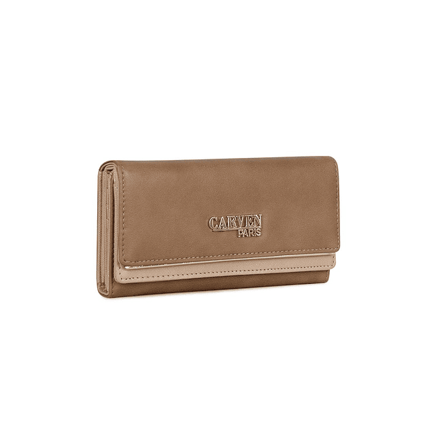 Billetera mujer Ainsa taupe Carven