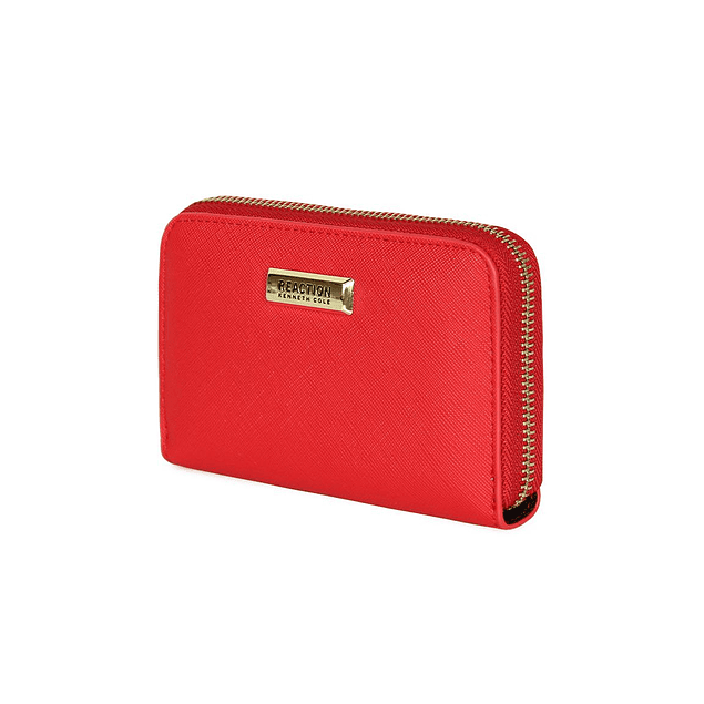 Billetera mujer Trifold roja Kenneth Cole 