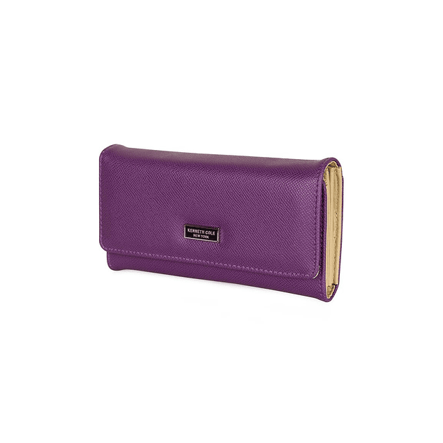 Billetera Flap-Bessie morada 