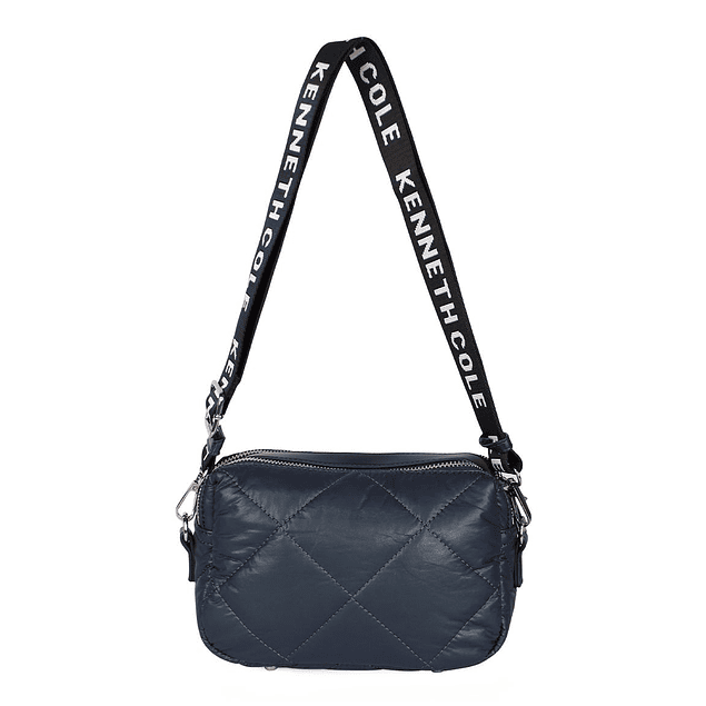 Cartera acolchada Peyton azul Kenneth Cole