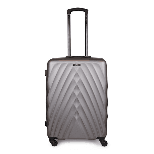 Maleta Mediana M (18 Kg) Queens Gris