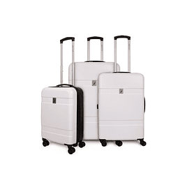 Set Maletas Bora L+M+S Blanco