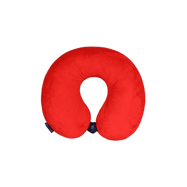 Cojín cervical para viaje Azul - Rojo