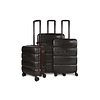 Set 3 maletas S cabina+M+L negra Puffa Wilson