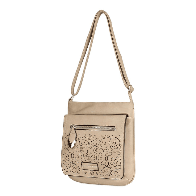 Cartera Flower beige Carven