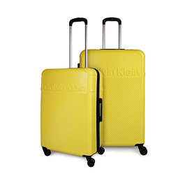 Pack 2 maletas Expression mediana 18kg + grande 23kg amarilla Calvin Klein
