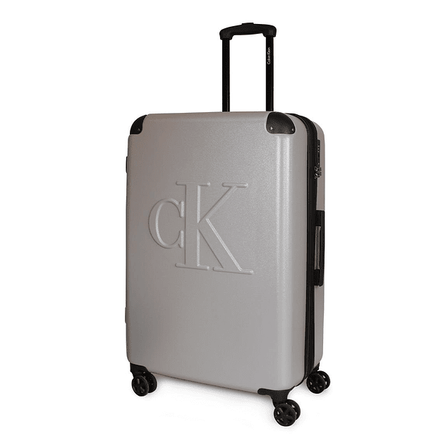 Pack 2 maletas Cadillac S de cabina 10kg + Grande 23kg gris Calvin Klein