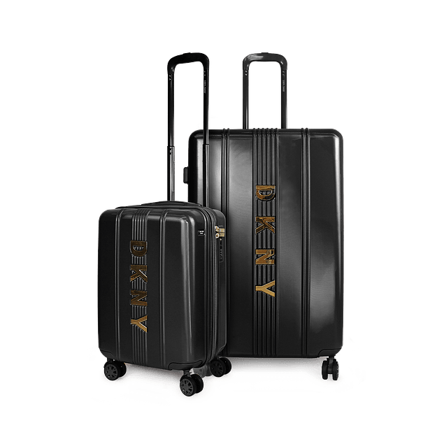 Pack 2 Maletas Donna Karan Elite S 10kg + L 23kg negra DKNY