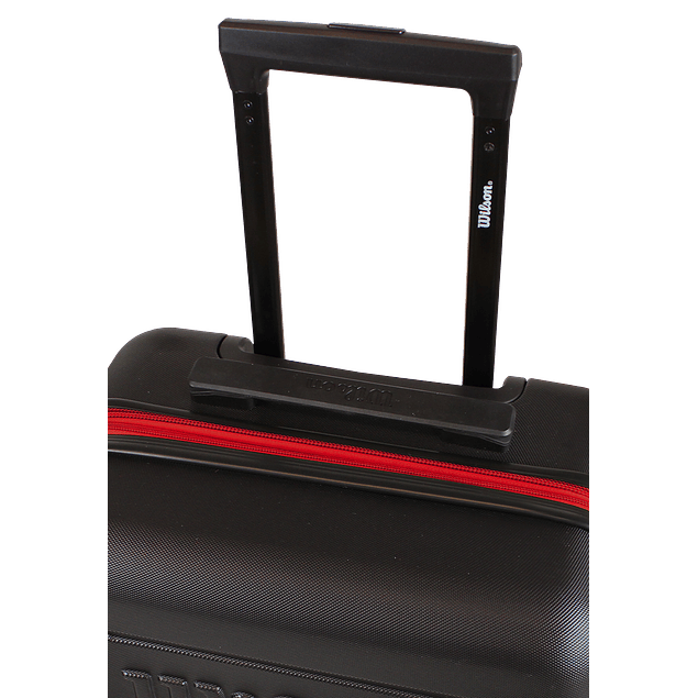 Pack Maletas Madison S+L Negro - Rojo