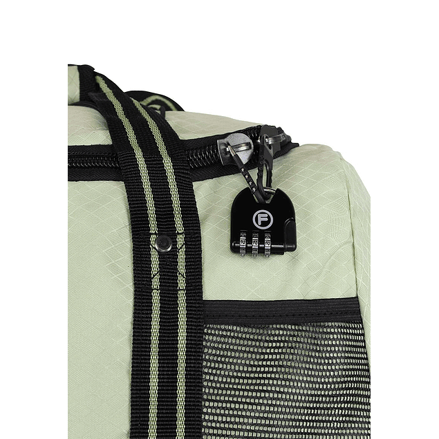 Bolso tipo mochila verde limon