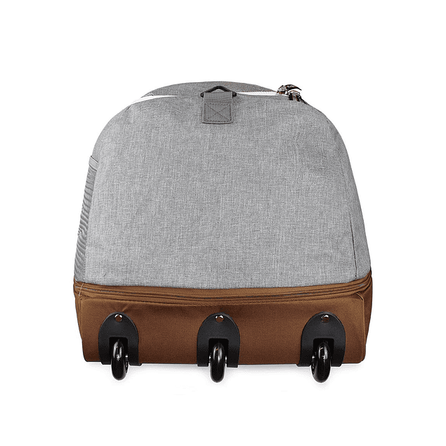 Bolso Coloso con ruedas y enrollable 140 lts gris-café Wilson