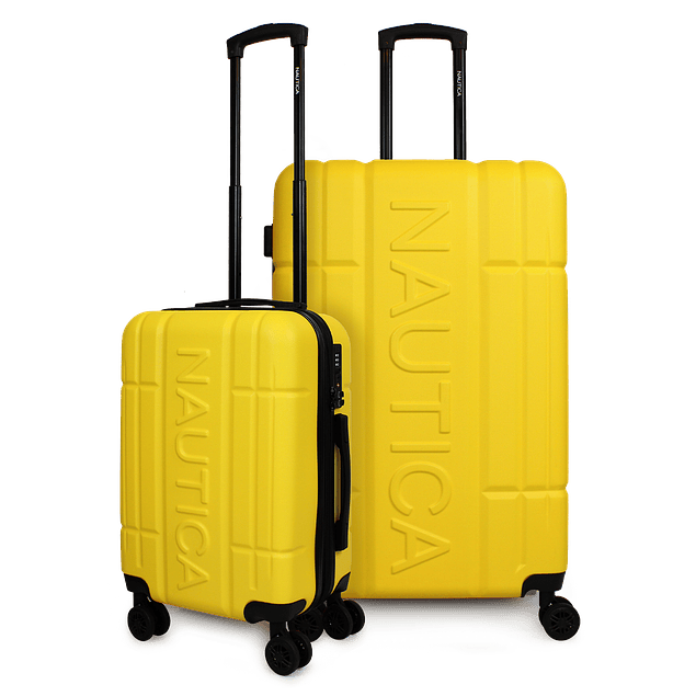 Pack maletas S+L Amsterdam de 10 y 23kg amarillas 