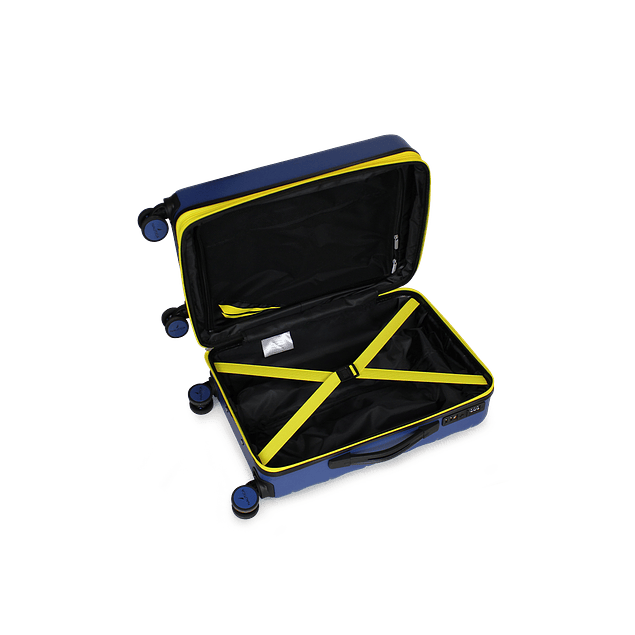 Pack Maleta cabina Ibiza 10k azul + Bandolera Emma Nautica