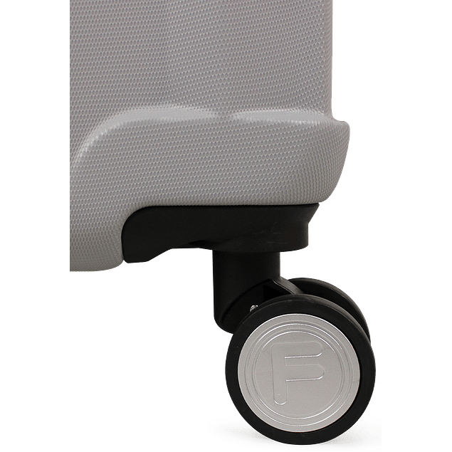 Pack Maleta cabina con usb Flip gris 10kg + Neceser Spark Fila