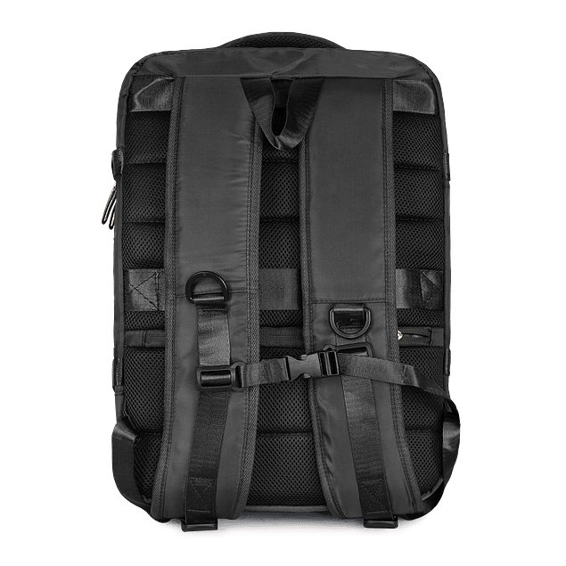 Mochila de viaje Viral negra con usb Swiss Bag