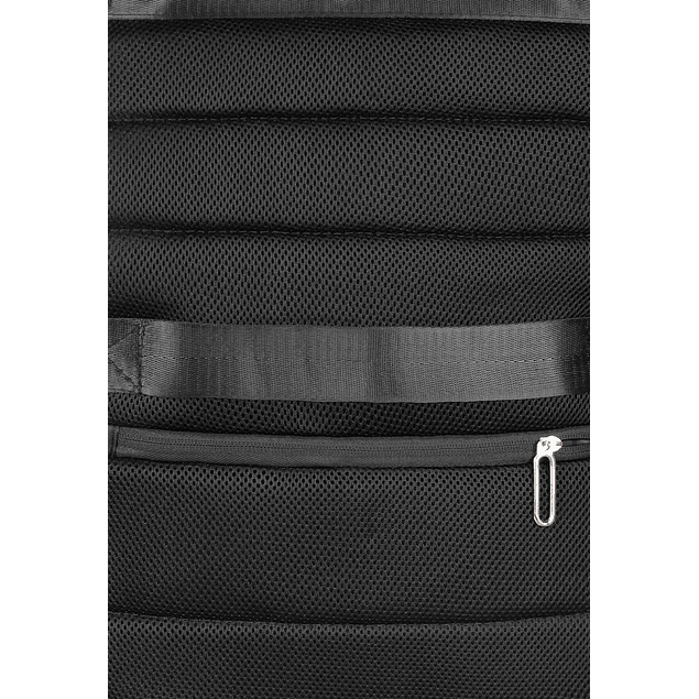 Mochila de viaje Viral negra con usb Swiss Bag