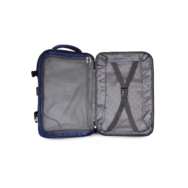 Mochila Viral azul con usb Swiss Bag