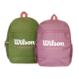 Pack 2 mochila Wilson Atom verde y rosado
