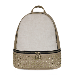Mochila Mujer Prisma beige Bosalina