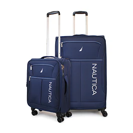 Pack 2 maletas blanda de tela S+L Nautica Valencia 10k y 23k azul