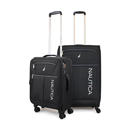 Pack 2 maletas blanda de tela S+M Nautica Valencia 10k y 20k negra