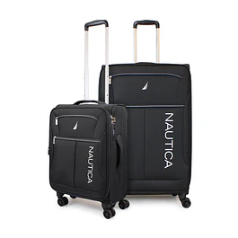 Pack 2 maletas blanda de tela S+L Nautica Valencia 10k y 23k negra