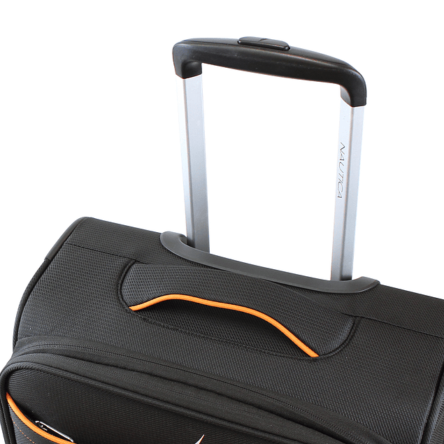 Maleta de tela mediana Nautica Lisboa 20kg negra