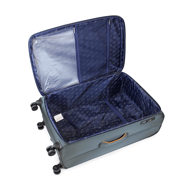 Maleta de tela grande Nautica Lisboa L 23kg gris