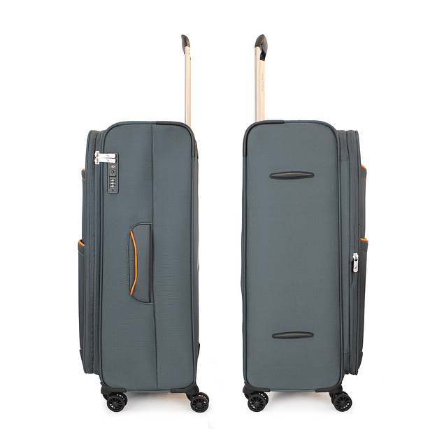 Pack 2 maletas de tela M+L Nautica Lisboa 20k y 23k gris
