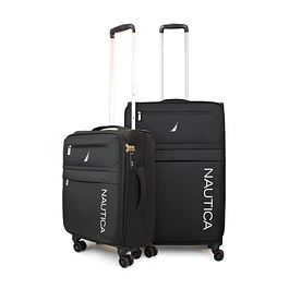 Pack 2 maletas blanda de tela S+M Nautica Munich 10k y 20k negra