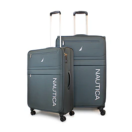 Pack 2 maletas blanda de tela M+L Nautica Munich 20k y 23k gris