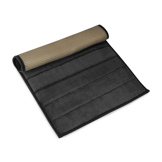 Alfombra de baño Nautica 50x80cm coralina ultra suave negro