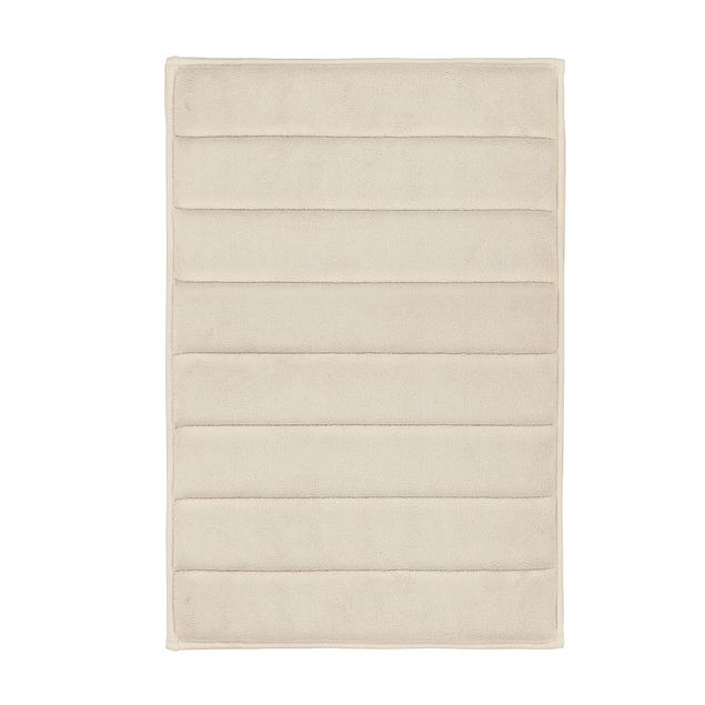 Alfombra de baño Nautica 40x60cm coralina ultra suave marfil