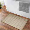 Alfombra de baño Nautica 40x60cm coralina ultra suave beige