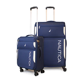 Pack 2 maletas blanda de tela S+L Nautica Marbella 10k y 23k azul