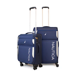 Pack 2 maletas blanda de tela S+M Nautica Marbella 10k y 20k azul