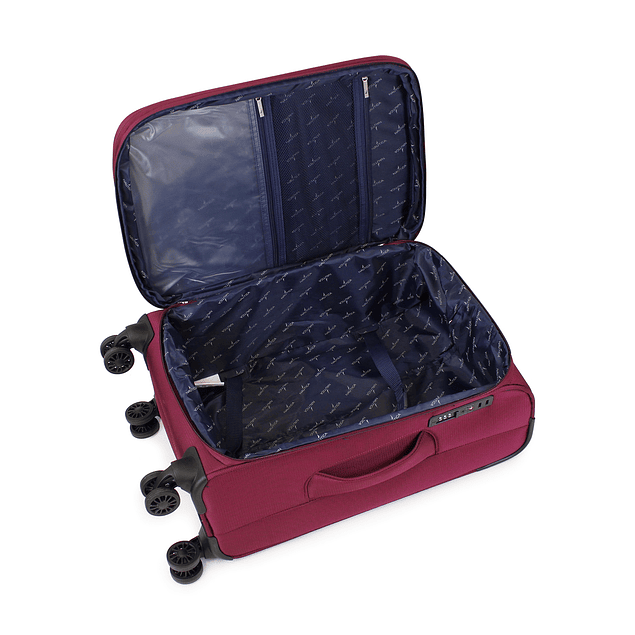 Maleta de tela S de cabina Nautica Marbella 10kg burdeo