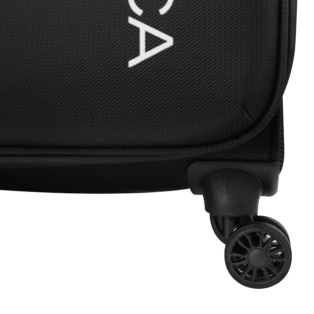 Maleta de tela mediana Nautica Marbella 20kg negra