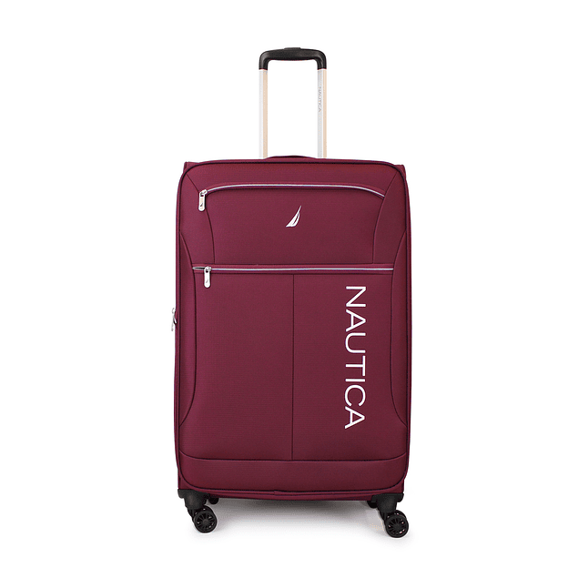 Pack 2 maletas de tela M+L Nautica Valencia 20k y 23k burdeo