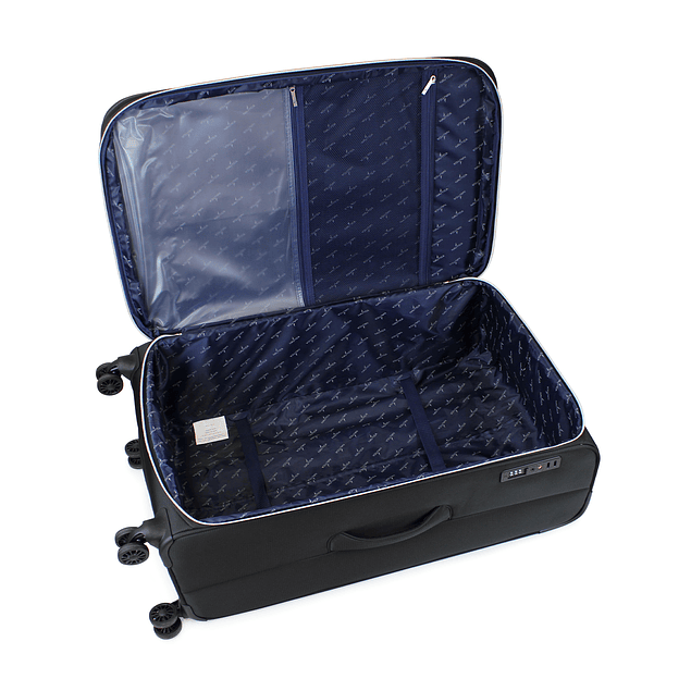 Pack 2 maletas de tela M+L Nautica Valencia 20k y 23k negra