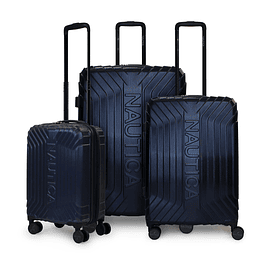 Set de 3 maletas S+M+L Nautica San Blas  azul