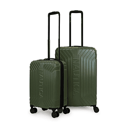 Pack 2 maletas S+M Nautica San Blas 10k y 20k verde