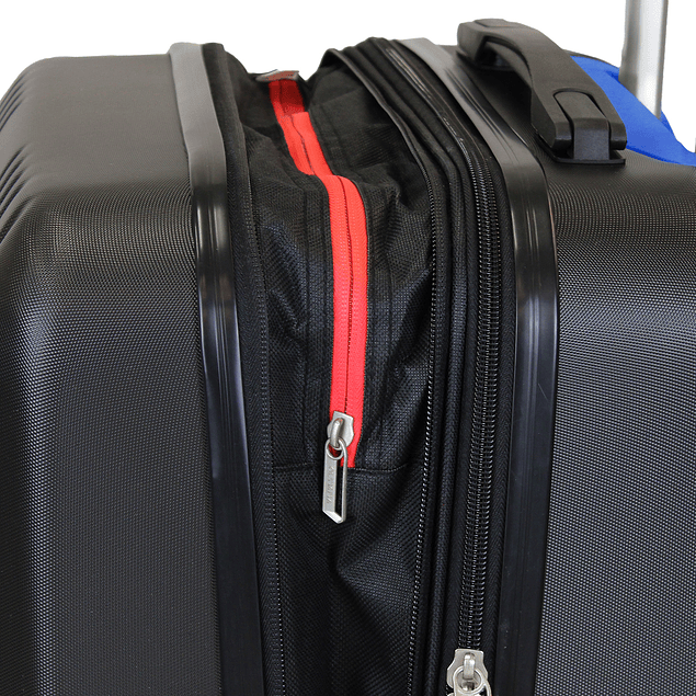 Maleta S de cabina Olympia 10kg negra-azul