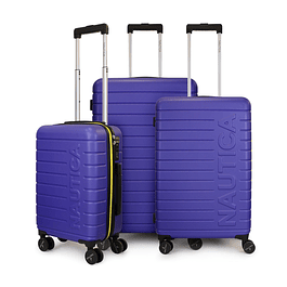 Set de 3 maletas S+M+L Nautica Argo blue