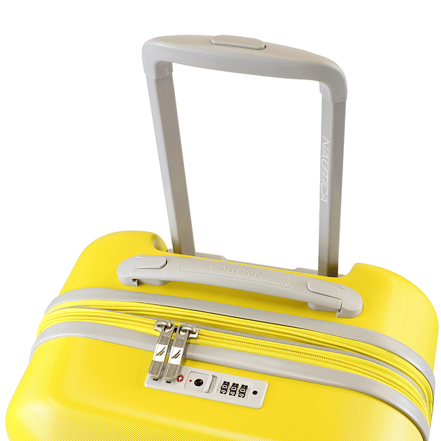 Maleta S de cabina Nautica Palermo 10kg amarillo
