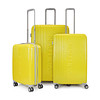 Set de 3 maletas S+M+L Nautica Sumer amarillo